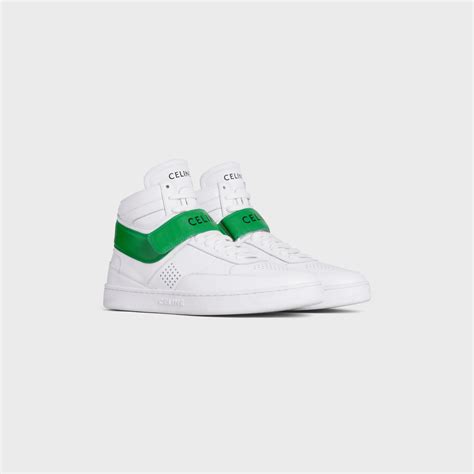 celine green sneakers|Celine high top sneakers.